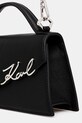 Аксесуари Шкіряна сумочка Karl Lagerfeld A1W30458 чорний