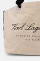 Karl Lagerfeld geanta de bumbac bej A1W46012
