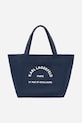 Karl Lagerfeld borsetta sovrastampa blu navy A1W50006