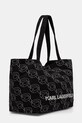 Хлопковая сумка Karl Lagerfeld A1W50023 чёрный SS25