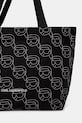 Accesorii Karl Lagerfeld geanta de bumbac A1W50023 negru
