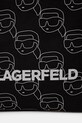 Хлопковая сумка Karl Lagerfeld чёрный A1W50023