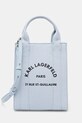 Τσάντα Karl Lagerfeld υφασμάτινο μπλε A1W50039