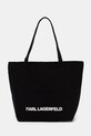 Karl Lagerfeld torebka dwustronna wzorzyste czarny A1W50047