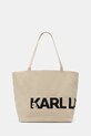 Τσάντα Karl Lagerfeld υφασμάτινο μπεζ A1W50060