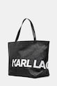 Karl Lagerfeld torebka bawełniana A1W50064 czarny SS25