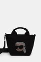 Kabelka Karl Lagerfeld nášivka černá A1W50084