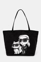 Сумочка Karl Lagerfeld надрук чорний A1W50085