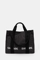 Samsoe Samsoe torebka SALUCAS tekstylny czarny U24400010