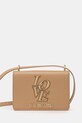 Kabelka Love Moschino imitácia kože béžová JC4158PP1