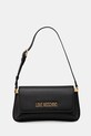 Kabelka Love Moschino nášivka čierna JC4058PP1
