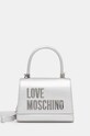 Love Moschino torebka aplikacja srebrny JC4024PP1