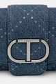 Džínsová taška Twinset modrá 251TB7140