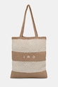 IRO borsa a mano in cotone stampa all-over beige WM46STRINGBAG
