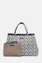 Emporio Armani borsetta stampa all-over blu navy EW001001.AF12759