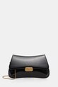 Listová kabelka Emporio Armani imitácia kože čierna EW001777.AF14068