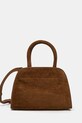 Liviana Conti torebka zamszowa nie mieści A4 brązowy A5SA01