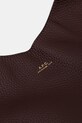 A.P.C. torebka skórzana le neige bordowy PXCBC.F67008