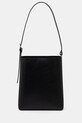 Kožená kabelka A.P.C. sac virginie PXBRU.F61868 čierna SS25