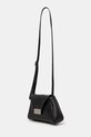 Шкіряна сумочка MM6 Maison Margiela SB5ZH0020 чорний SS25