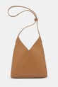 Шкіряна сумочка MM6 Maison Margiela лицьова шкіра коричневий SB6ZH0019