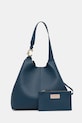 Coccinelle torebka skórzana skóra licowa niebieski E1.SHA.11.01.01