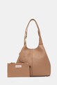 Coccinelle borsa a mano in pelle pelle fiore beige E1.SHA.11.02.01