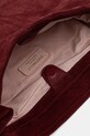 Coccinelle torebka zamszowa COCCINELLEDULSE SUEDE E1.SS6.11.01.01 bordowy