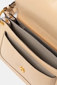 Kožená kabelka Coccinelle E1.SSK.18.01.01 béžová