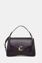 Δερμάτινη τσάντα Coccinelle λείο δέρμα μωβ E1.SSK.18.01.01