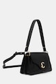 Kožená kabelka Coccinelle E1.SSL.12.01.01 černá SS25