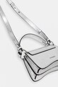 Kožená kabelka Coccinelle stříbrná E1.SUB.18.04.01