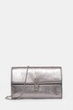 Kožené psaníčko Coccinelle nevejde se A4 stříbrná E1.SW4.19.01.01