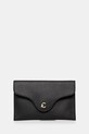 Coccinelle pochette di pelle pelle fiore nero E5.SSL.19.01.01
