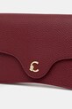 Coccinelle poșetă de piele burgundia E5.SSL.27.01.01