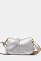 Kožená kabelka Gianni Chiarini HELENA přírodní kůže stříbrná BS.11088.TKL.NAETN