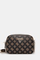 Τσάντα Guess NOELLE απομίμηση λείου δέρματος καφέ HWPZ78.79140