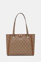 Τσάντα Guess ORLINA απομίμηση λείου δέρματος καφέ HWSG95.40250