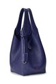 Akcesoria Polo Ralph Lauren torebka skórzana Tote 428938031 granatowy