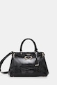 Kabelka Guess SILVYE imitácia lakovanej kože čierna HWCG95.27060