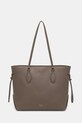 Шкіряна сумочка Guess FLORENCE лицьова шкіра бежевий HWFLNC.L5165