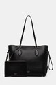 Guess poseta de piele FLORENCE uni negru HWFLNC.L5165