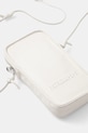 Δερμάτινο τσαντάκι τηλεφώνου Patrizia Pepe 2Q0008.L113 λευκό SS25