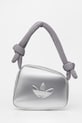 Kabelka adidas Originals AIRLINER imitácia lakovanej kože strieborná JC6016