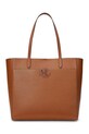 Lauren Ralph Lauren borsa a mano in pelle pelle fiore marrone 431960183