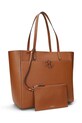 Accessori Lauren Ralph Lauren borsa a mano in pelle 431960183 marrone