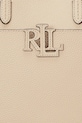 Lauren Ralph Lauren geantă de piele 431966760 bej