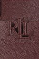 Kožená kabelka Lauren Ralph Lauren 431966760 burgundské
