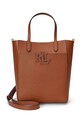 Кожаная сумочка Lauren Ralph Lauren кожа коричневый 431966760