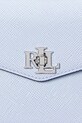 Kožená kabelka Lauren Ralph Lauren 431966765 modrá